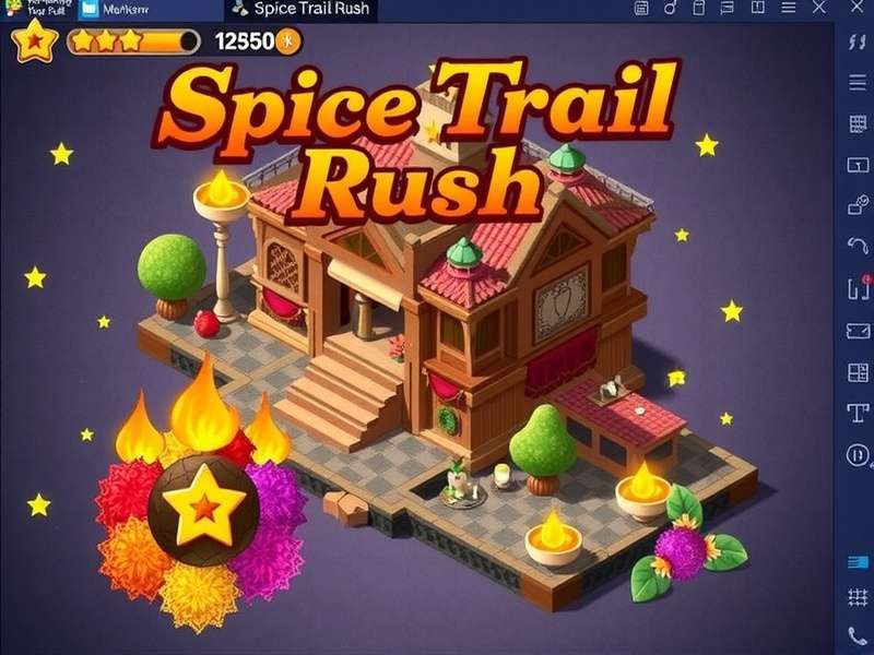 Spice Trail Rush Game Screenshot